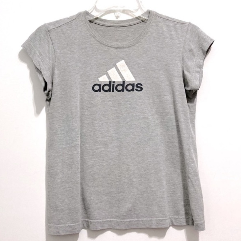 Adidas Women’s Gray Short Sleeve Tee Shirt